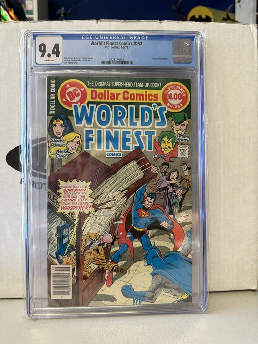 World's Finest Comics #252 - 9.4 CGC - Origin of Poison Ivy