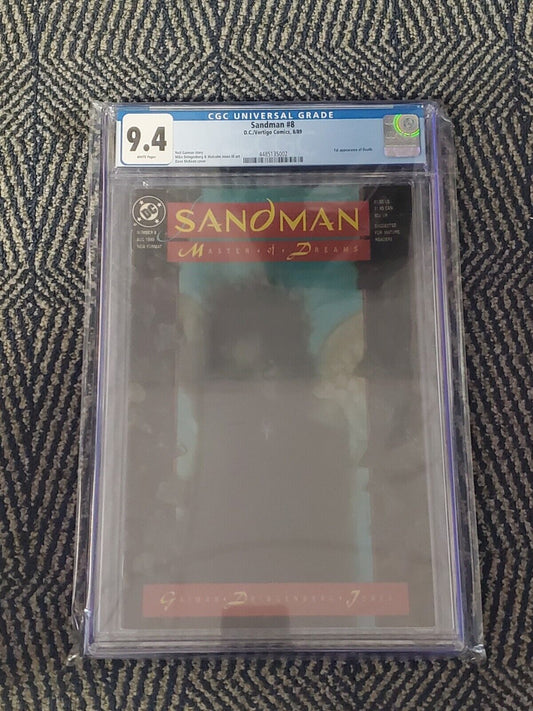 Sandman #8 - 9.4 CGC - 1st Appearance of Death
