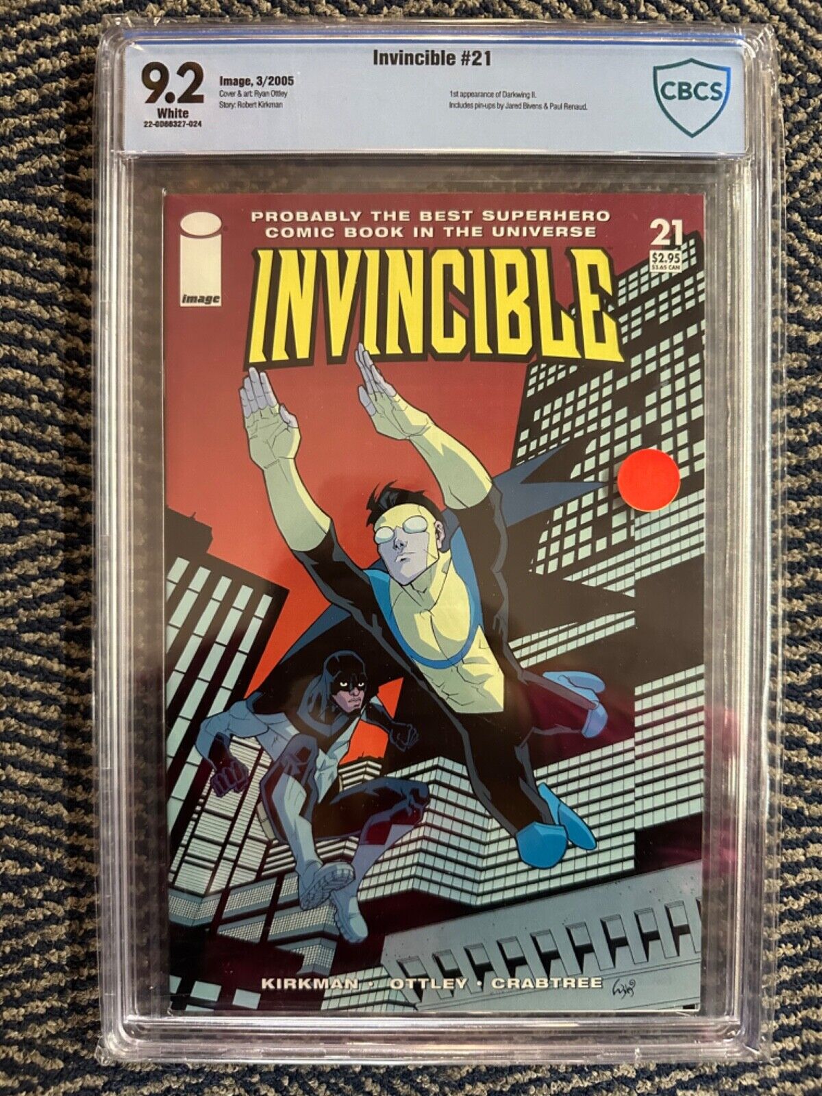 Invincible #21 - 9.2 CBCS - 1st Appearance of Darkwing II