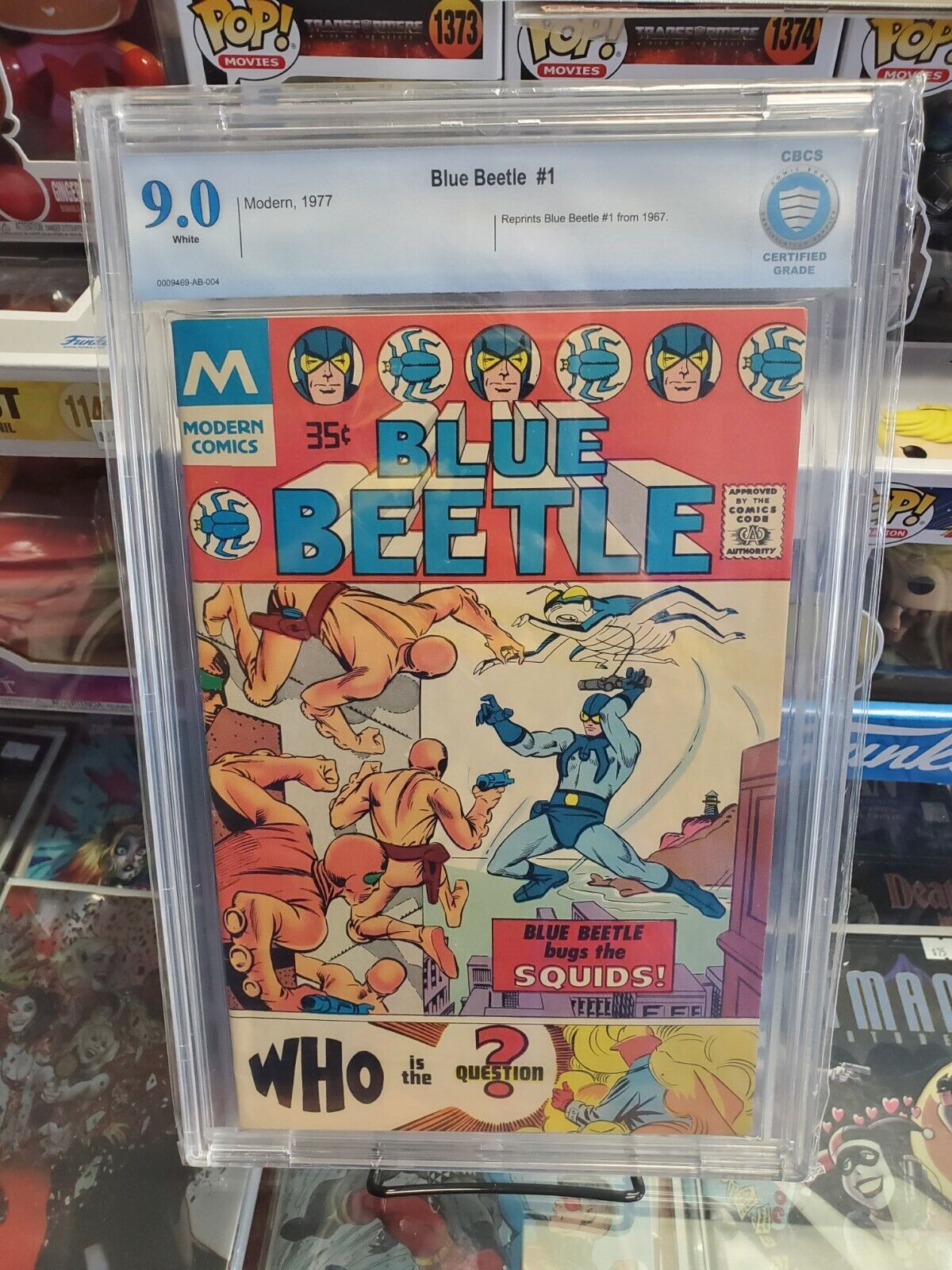 Blue Beetle #1 - CBCS 9.0 - Reprint 1977 (Original 1967)