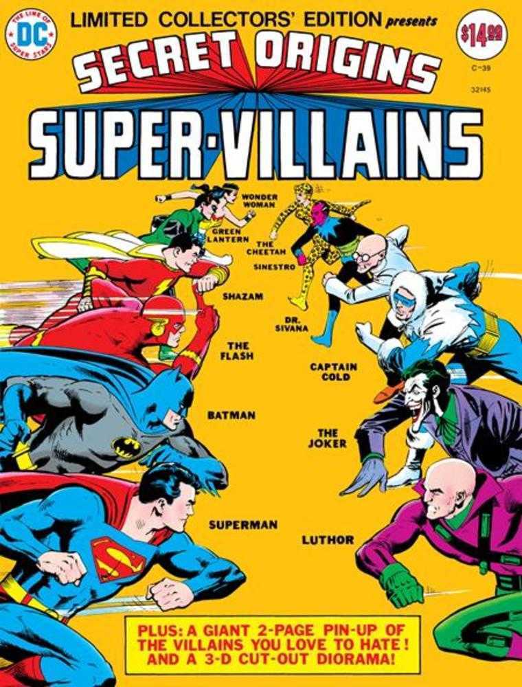 Limited Collectors Edition #39 Secret Origins Super Villains Facsimile Edition Cover B Dick Giordano Foil Variant