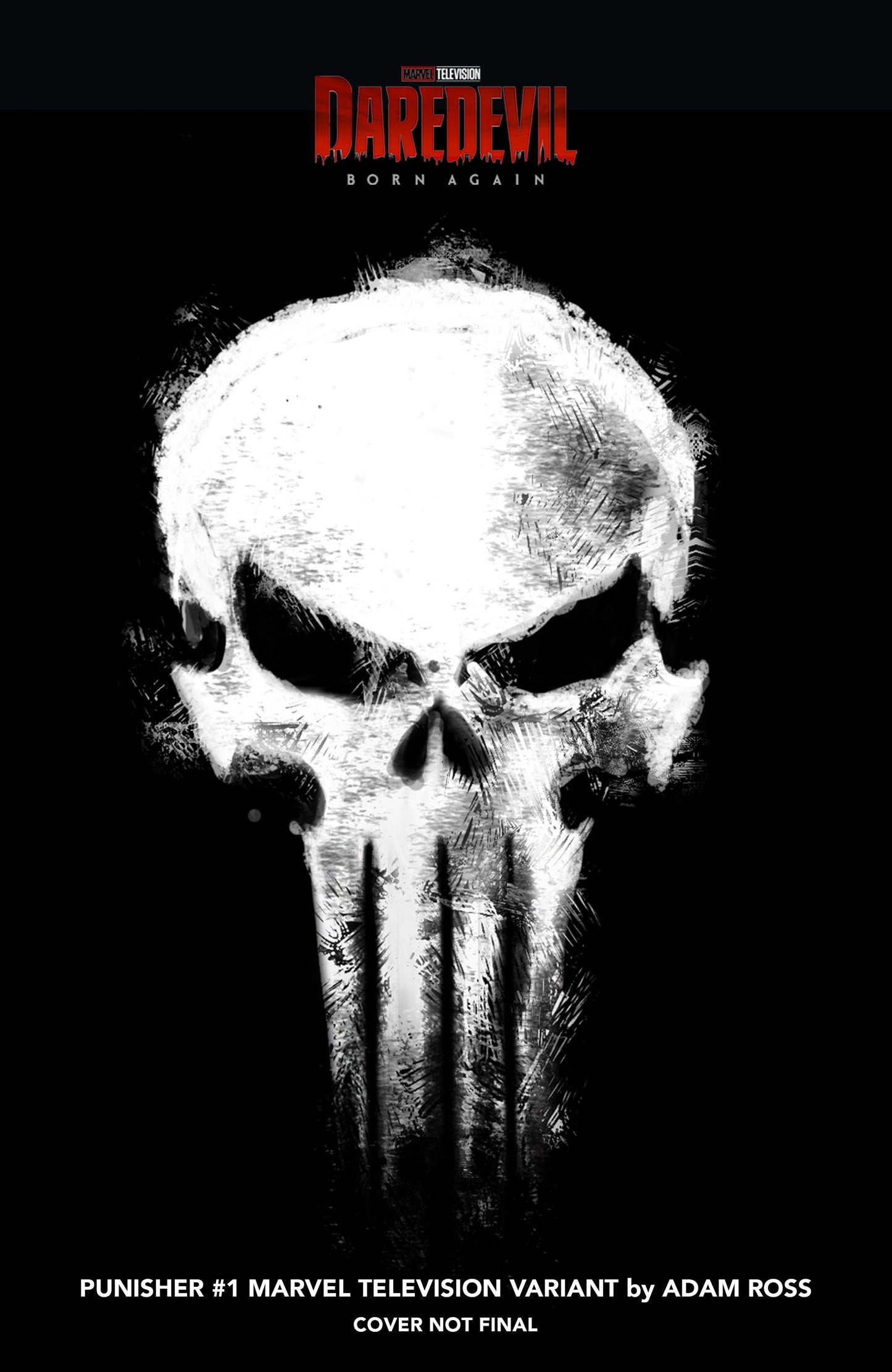 Punisher #1 Adam Ross Marvel Television Logo Variant