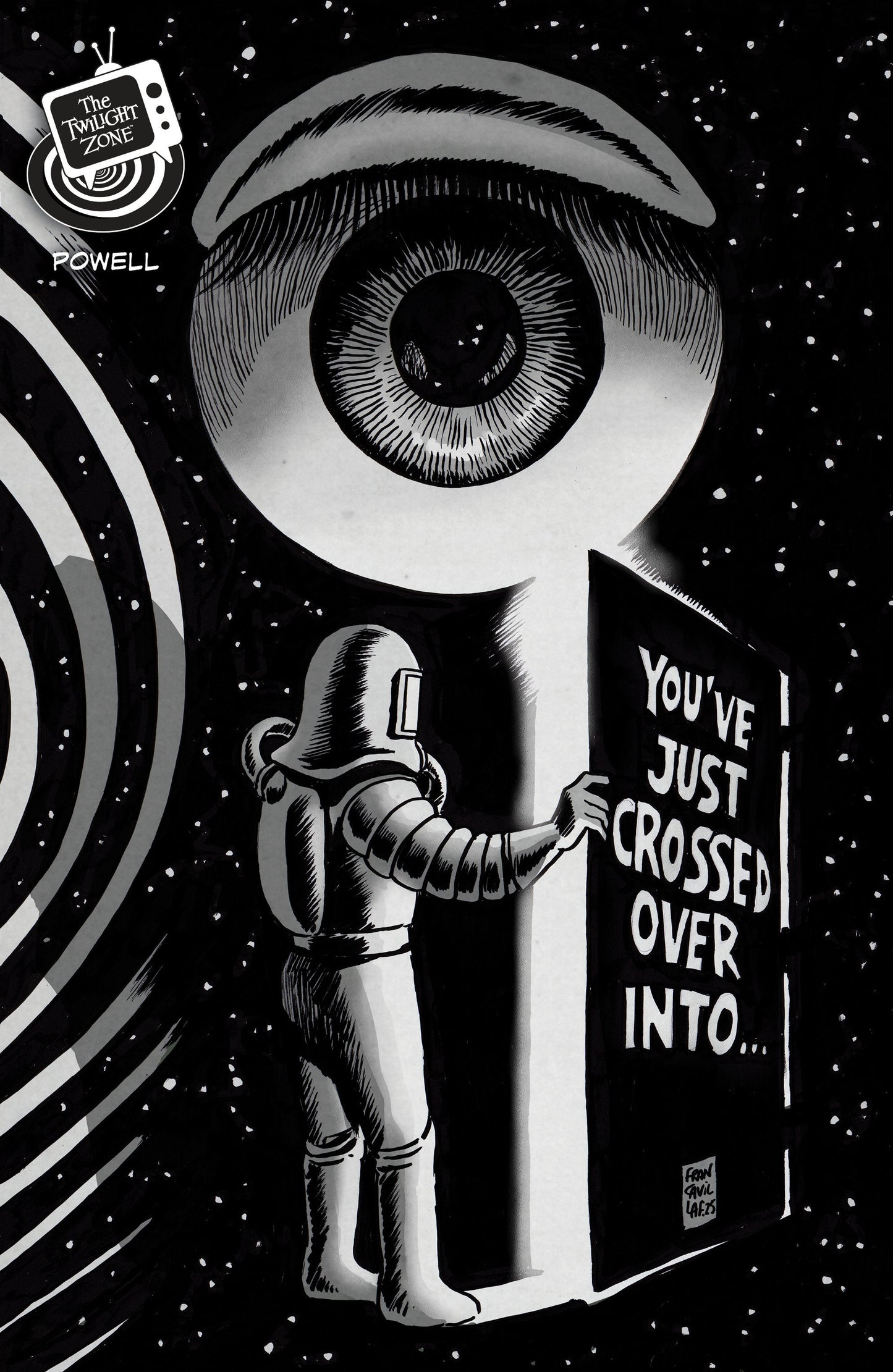 The Twilight Zone #4 Variant B (Francavilla Connecting Cover)