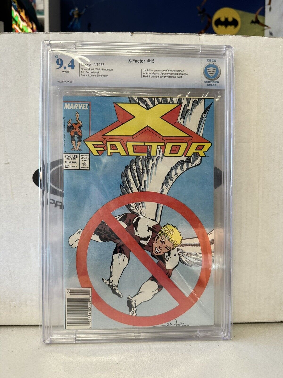 X-Factor #15 - 9.4 CBCS - 1st Full Appearance of the Horseman of the Apocalypse