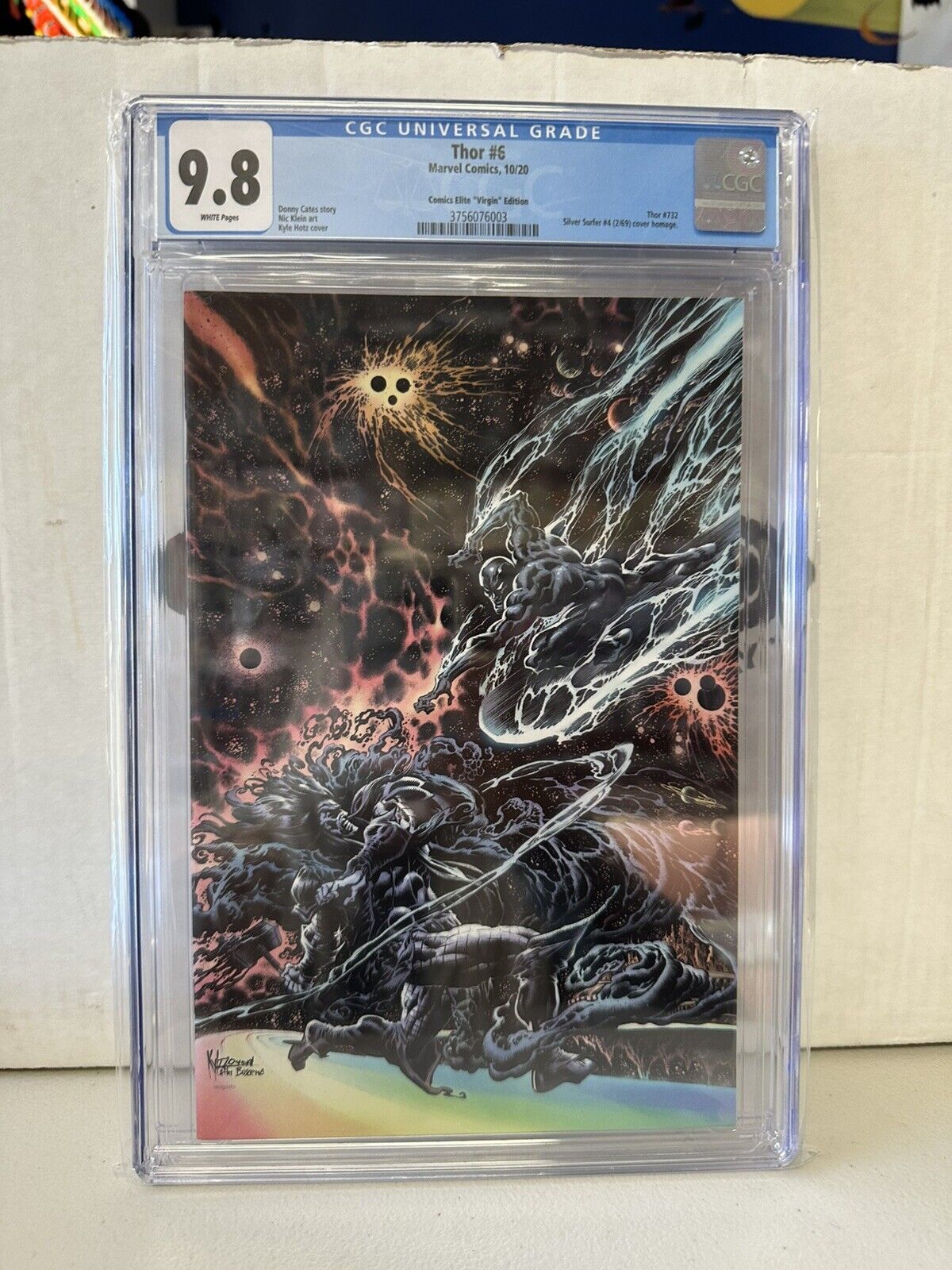 Thor #6 - 9.8 CGC - Comics Elite Virgin Edition