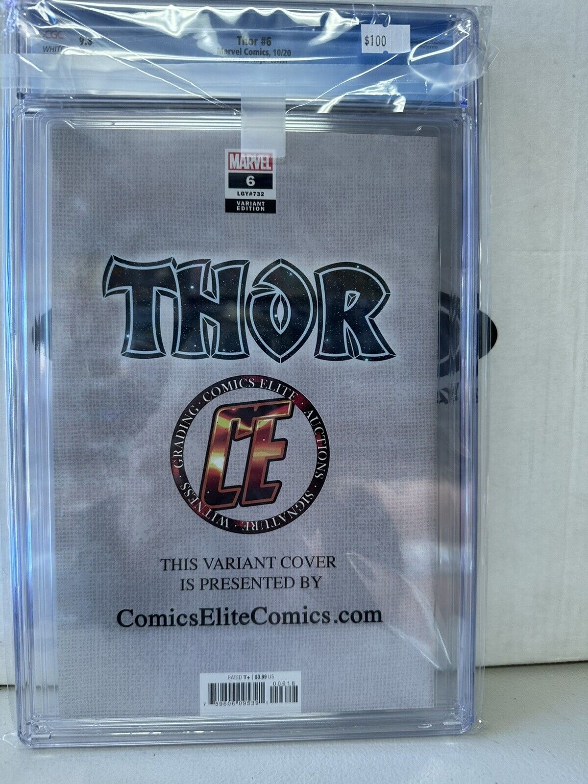 Thor #6 - 9.8 CGC - Comics Elite Virgin Edition