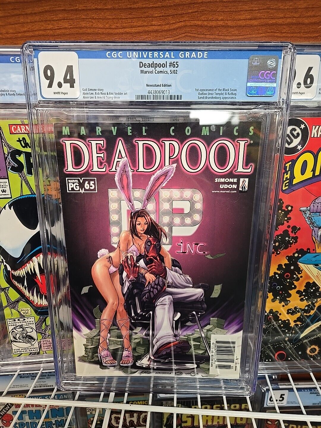 Deadpool #65 - 9.4 CGC - Playboy Spoof - 1st Appearance Black Spawn + Outlaw + Ragbag