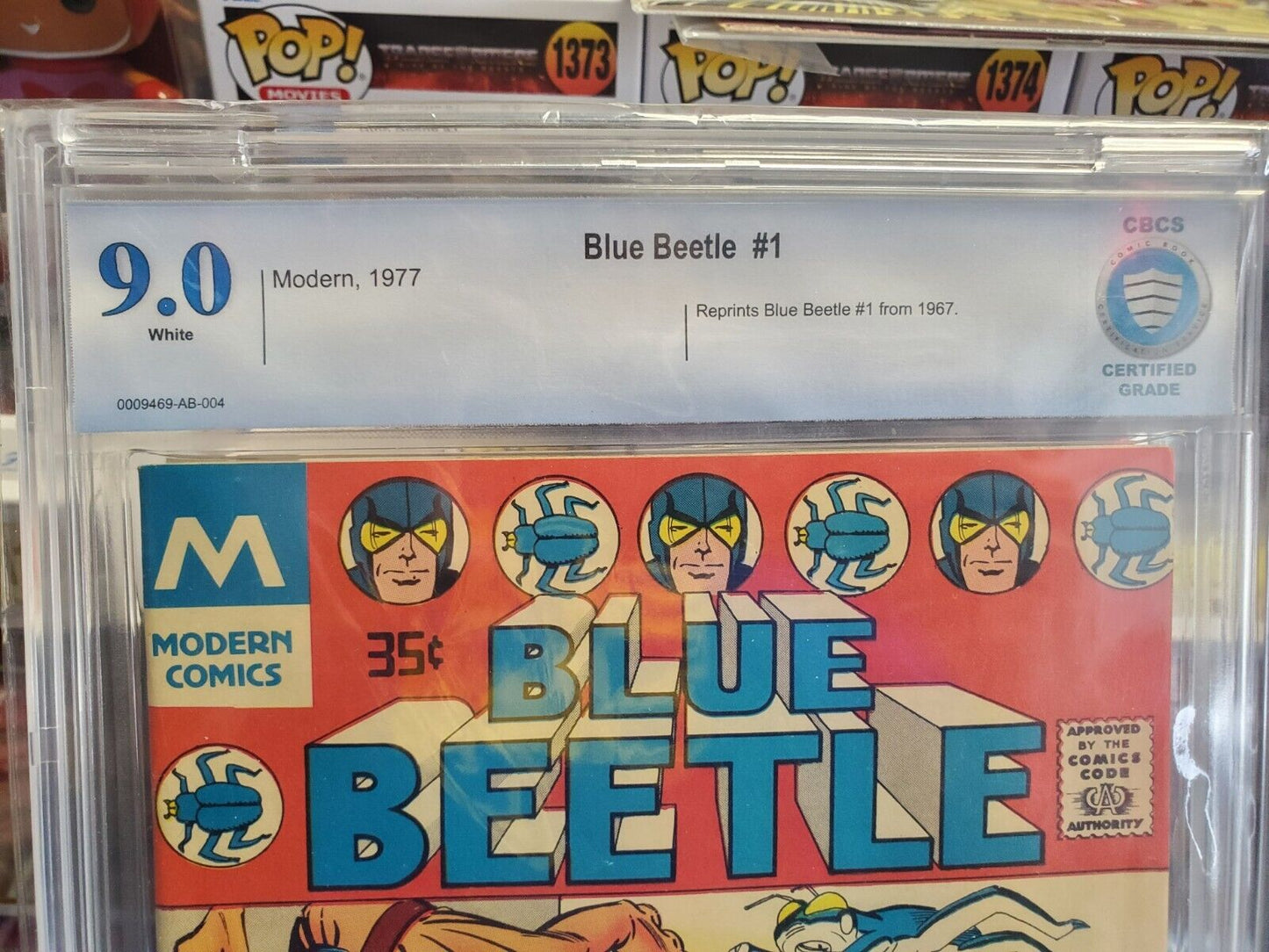 Blue Beetle #1 - CBCS 9.0 - Reprint 1977 (Original 1967)