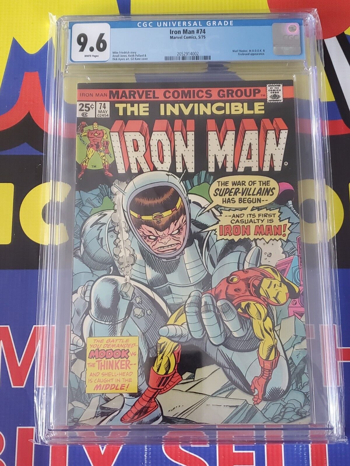 Iron Man #74 - CGC 9.6 - Mad Thinker Appearance