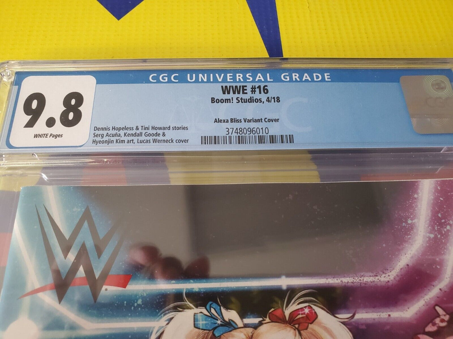 WWE #16 - CGC 9.8 - Alexa Bliss Variant Cover