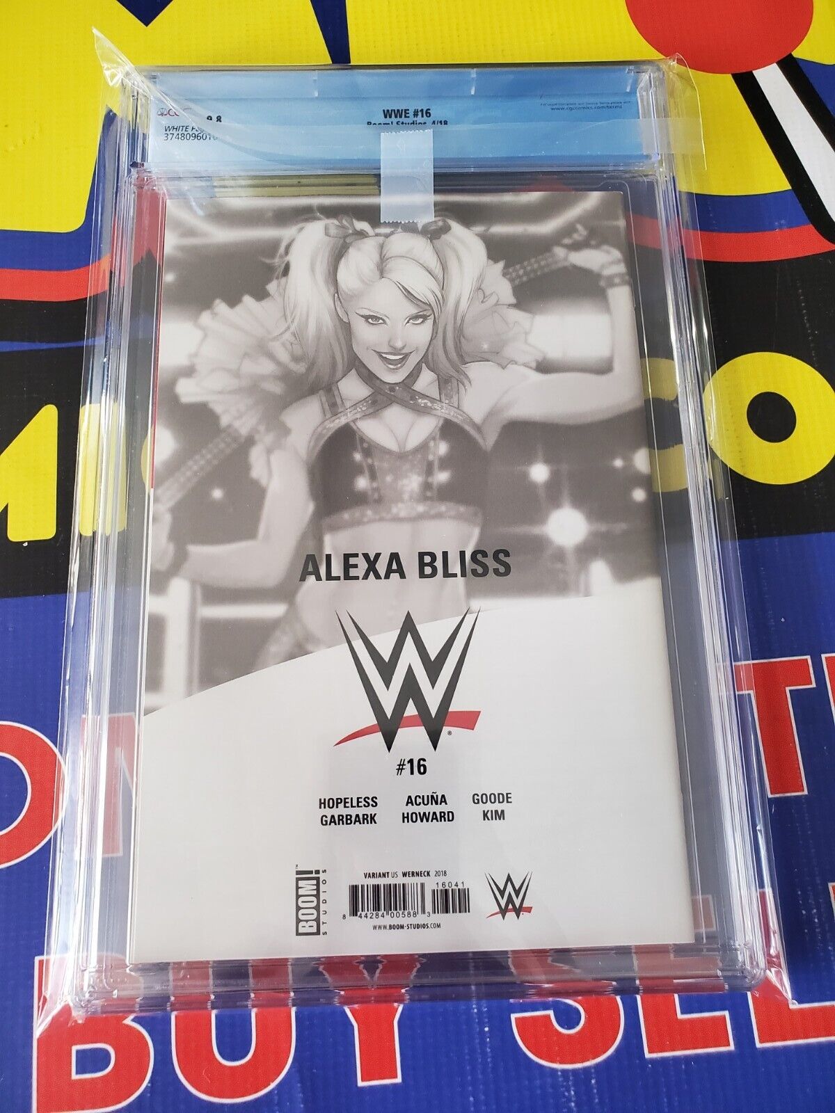 WWE #16 - CGC 9.8 - Alexa Bliss Variant Cover