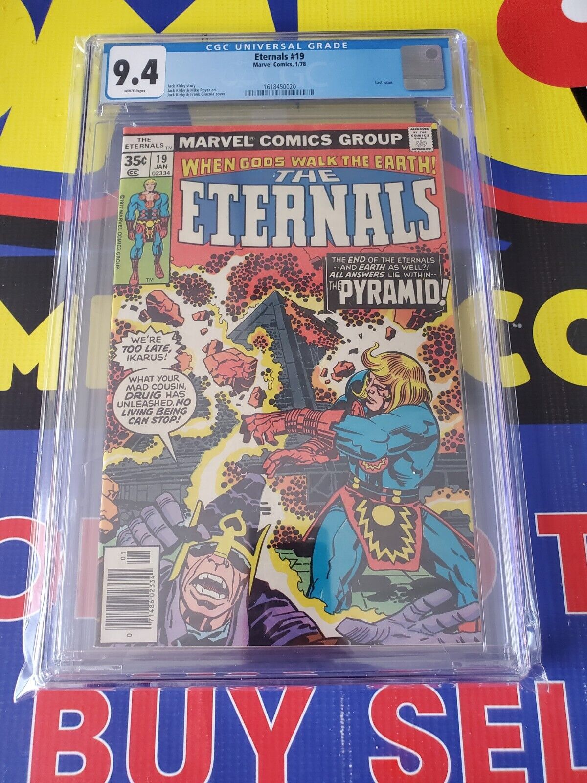 Eternals #19 - CGC 9.4 - Last Issue of Eternals