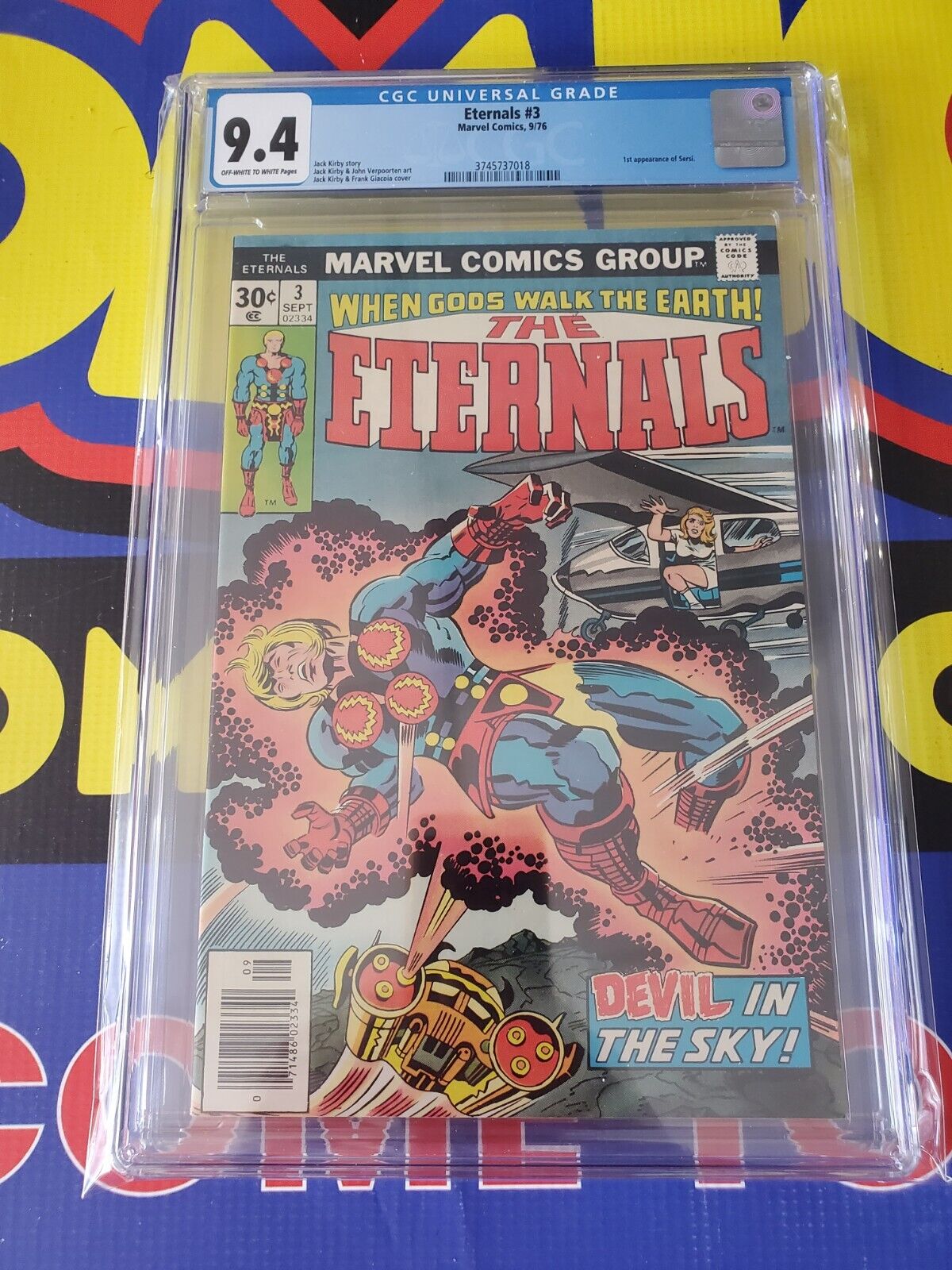 Eternals #3 - CGC 9.4 - 1st Appearance of Sersi