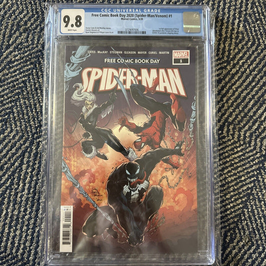 Free Comic Book Day 2020 - Spider-Man/Venom #1 - CGC 9.8 - 1st Full Appearance of Virus