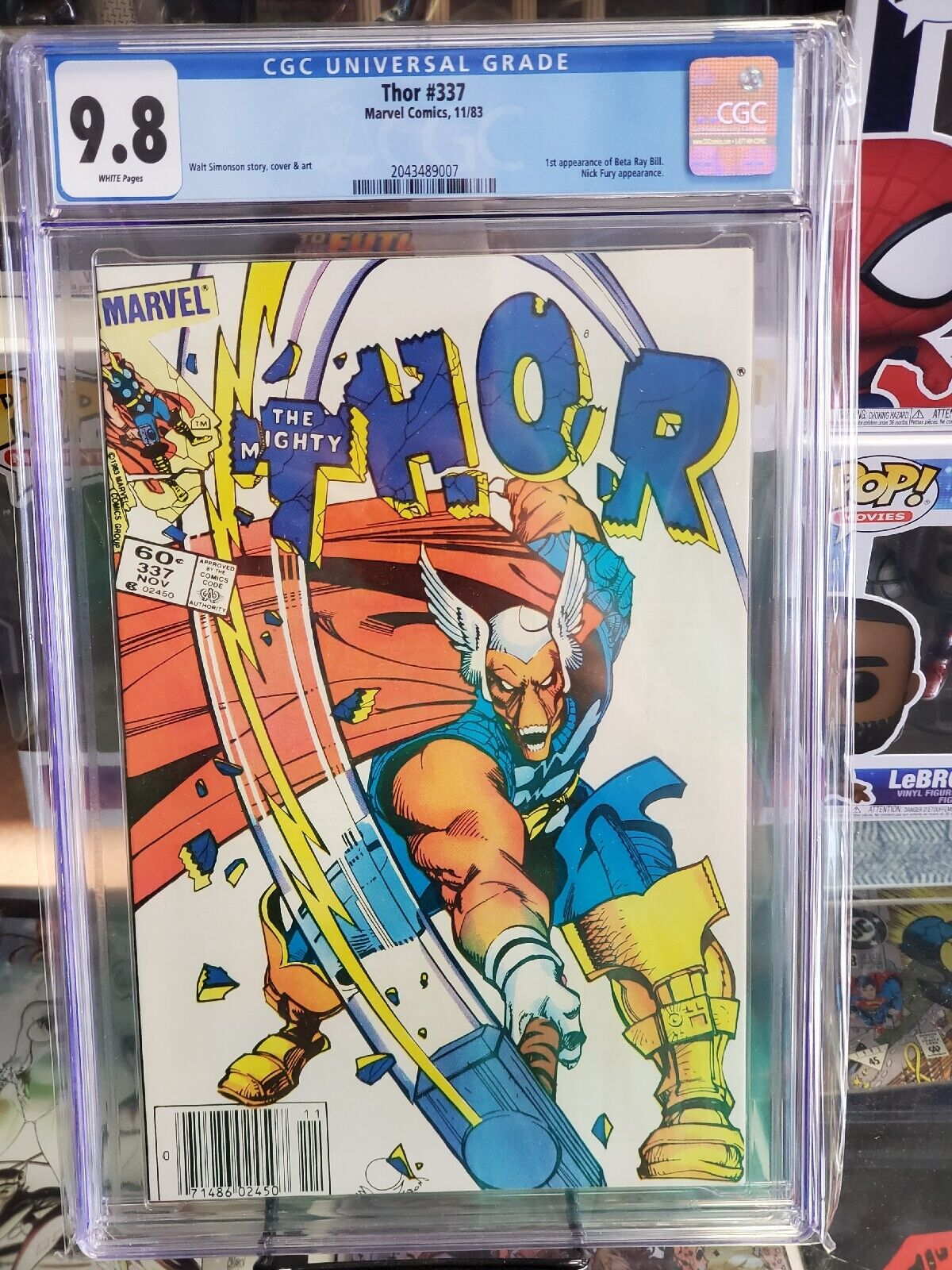 Thor #337 - CGC 9.8 - 1st Appearance Beta Ray Bill