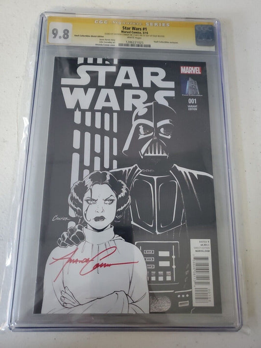 Star Wars #1 - 9.8 CGC - Vault Collectibles Variant - Signed Amanda Conner