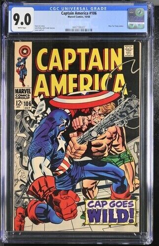 Captain America #106 - 9.0 CGC - Mao Tse Tung Cameo