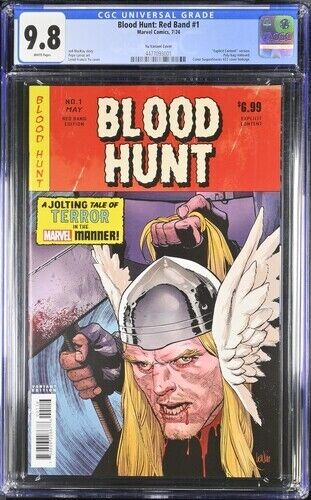 Blood Hunt #1 - 9.8 CGC - 1:25 Ratio Variant - Leinil Francis Yu Red Band Explicit Content Version